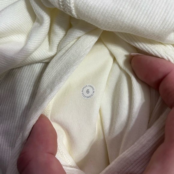 Lululemon | Modal Wrap Romper 4” Size 6 Lemon Sorbet - Picture 11 of 11